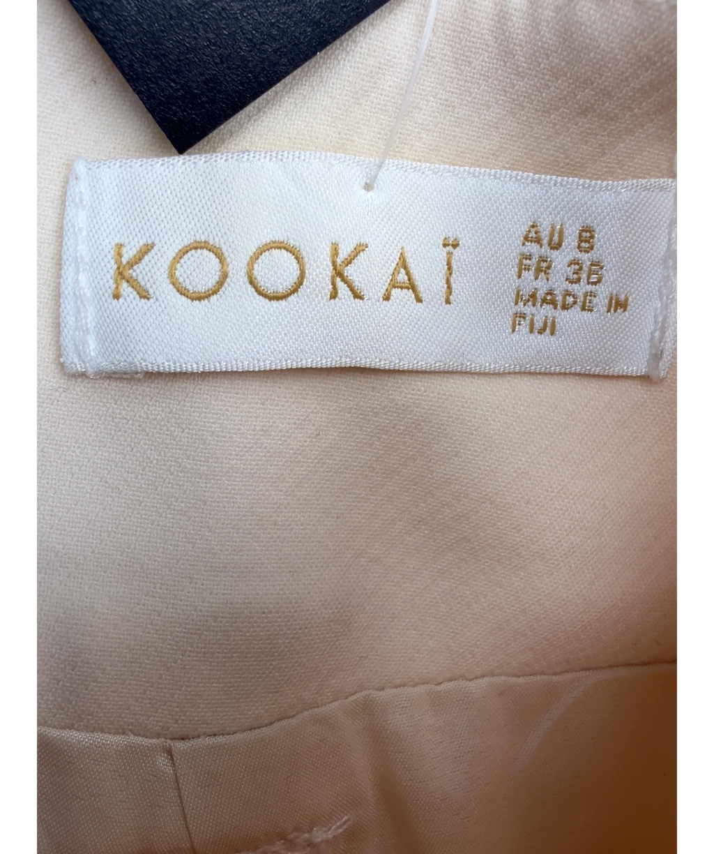 Kookai Cream Colour, size UK 8 — care label