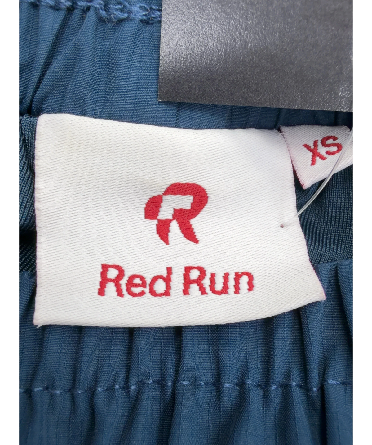 red run Blue Colourblock Running Shorts, size UK XS — label
