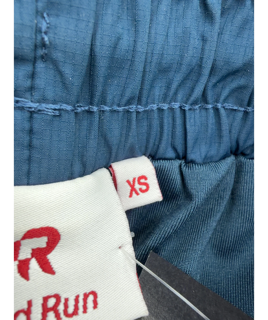 red run Blue Colourblock Running Shorts, size UK XS — care label
