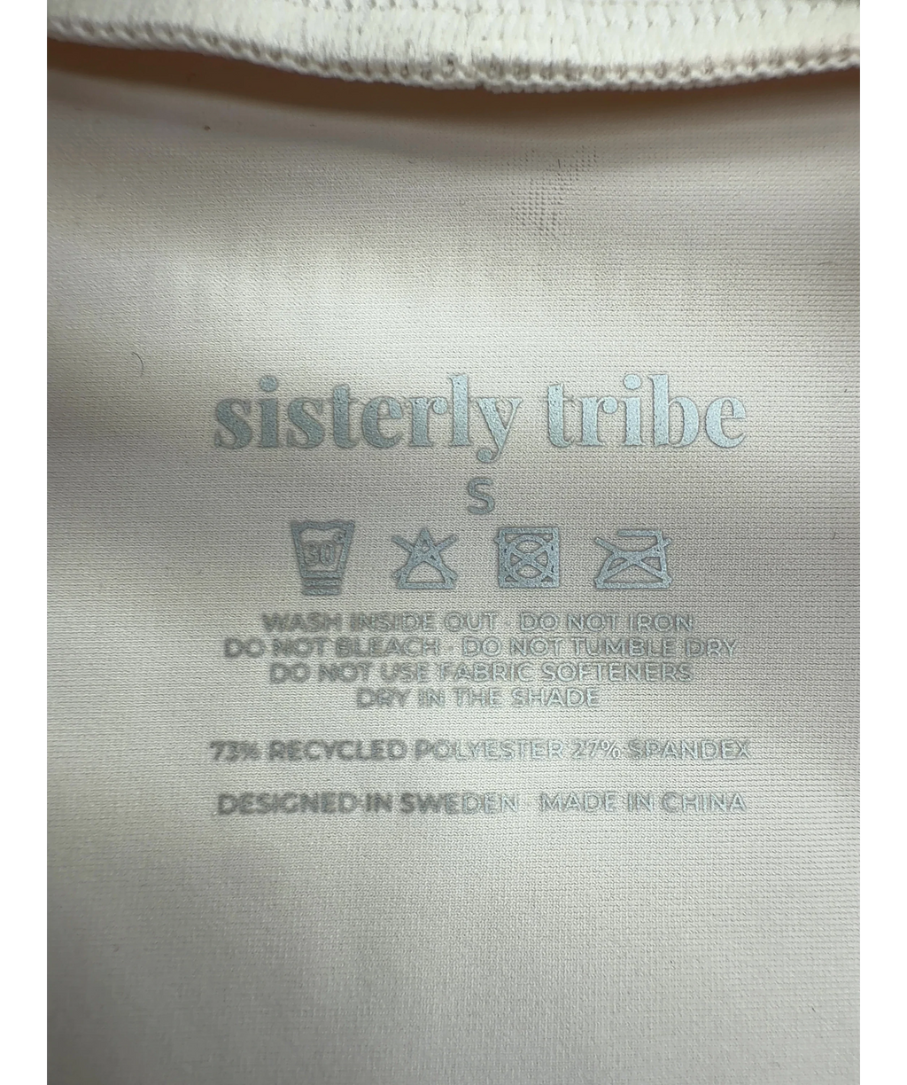 SISTERLY TRIBE Cream Colour, size UK S — label