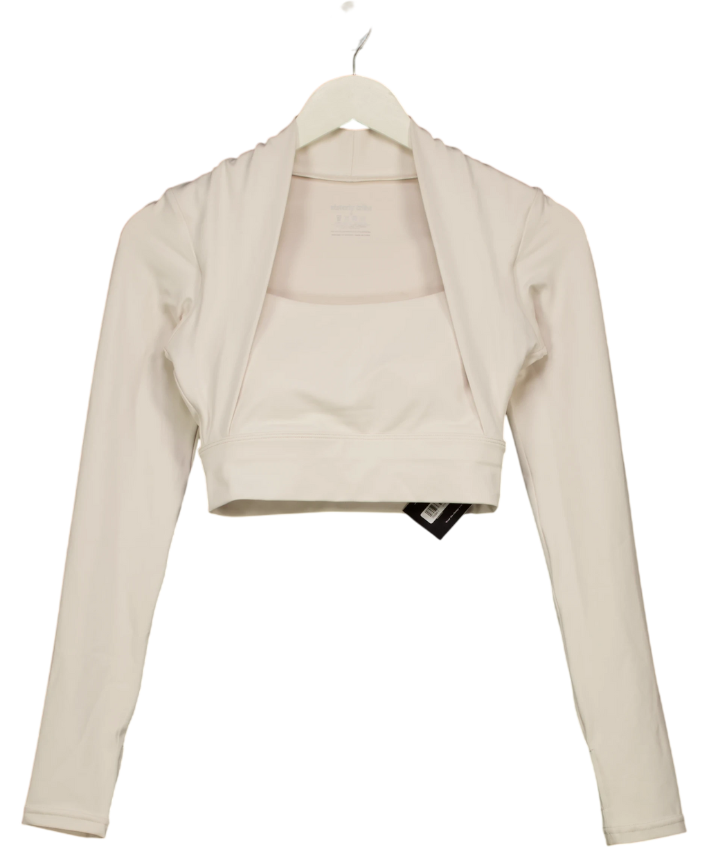 SISTERLY TRIBE Cream Colour, size UK S — front