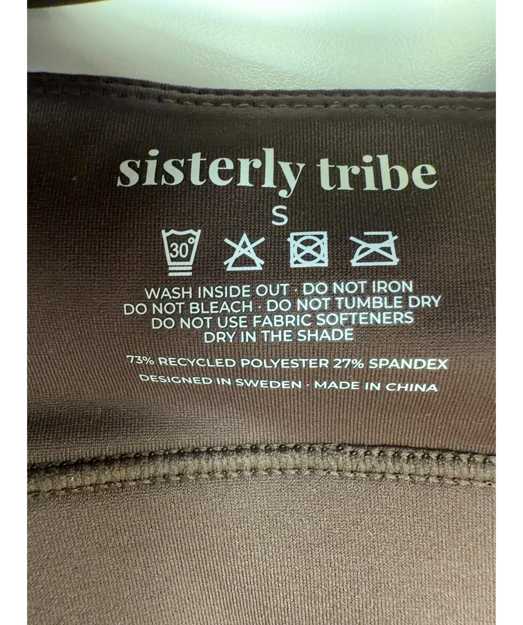 SISTERLY TRIBE Brown Softsculpt Sweetheart Bra, size UK S — label