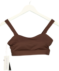 SISTERLY TRIBE Brown Softsculpt Sweetheart Bra, size UK S — front