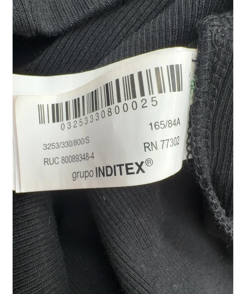 ZARA Black Colour, size UK S — fabric detail