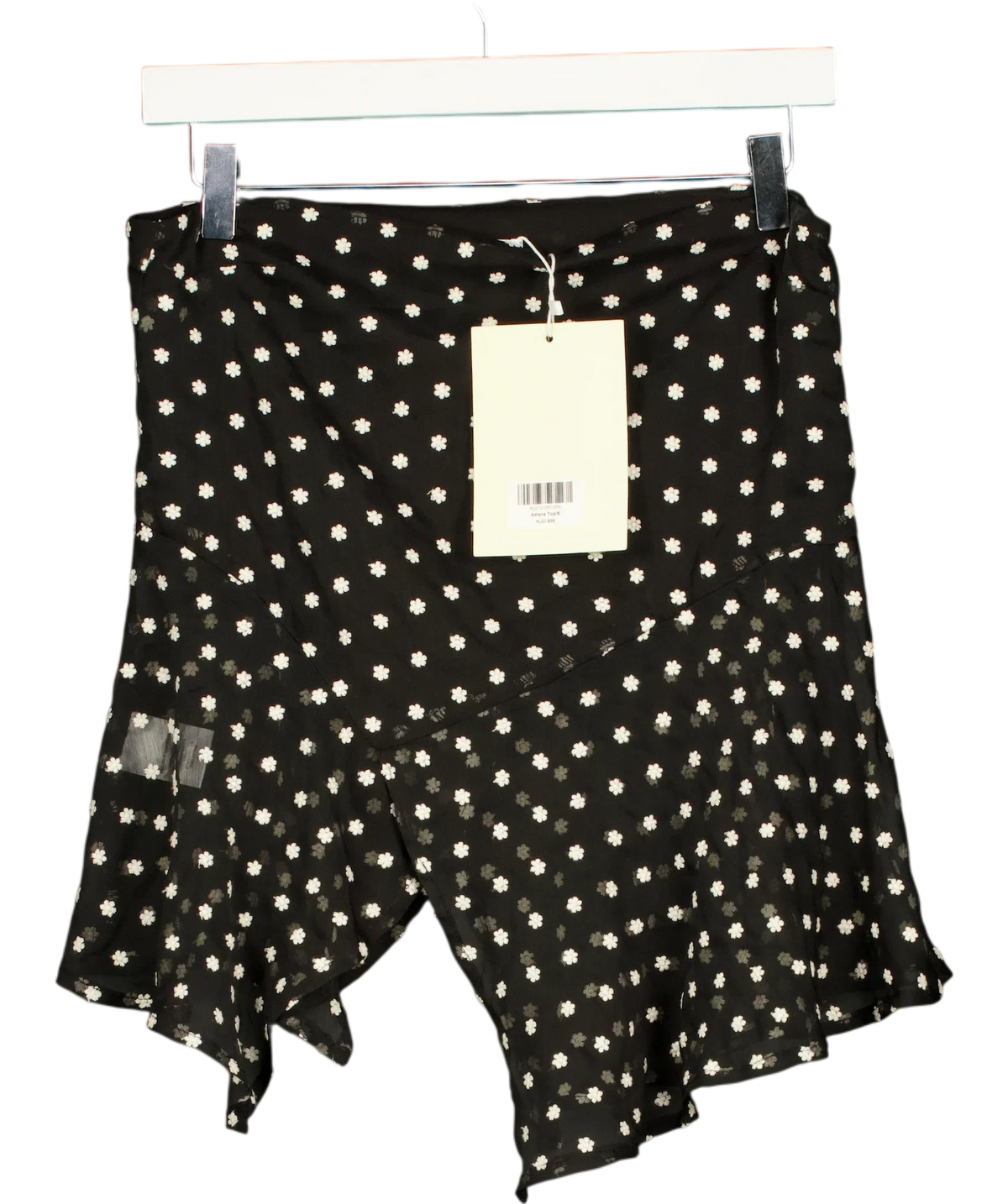 Sabo Black Adiana Top, size UK S — front