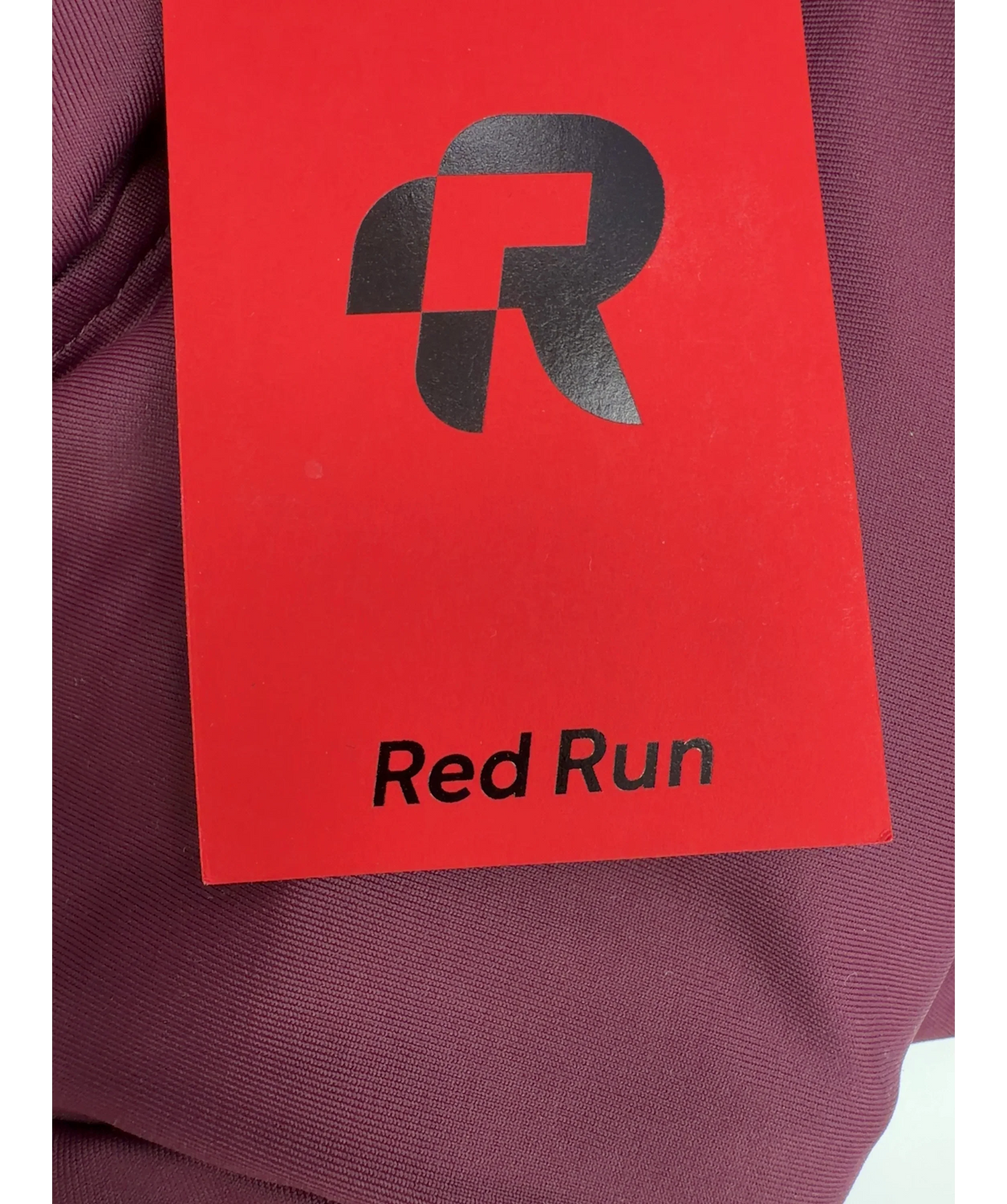 red run burgundy Technical Full Zip Top - Active, size UK XS — detail