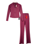 red run burgundy Technical Full Zip Top - Active, size UK XS — front
