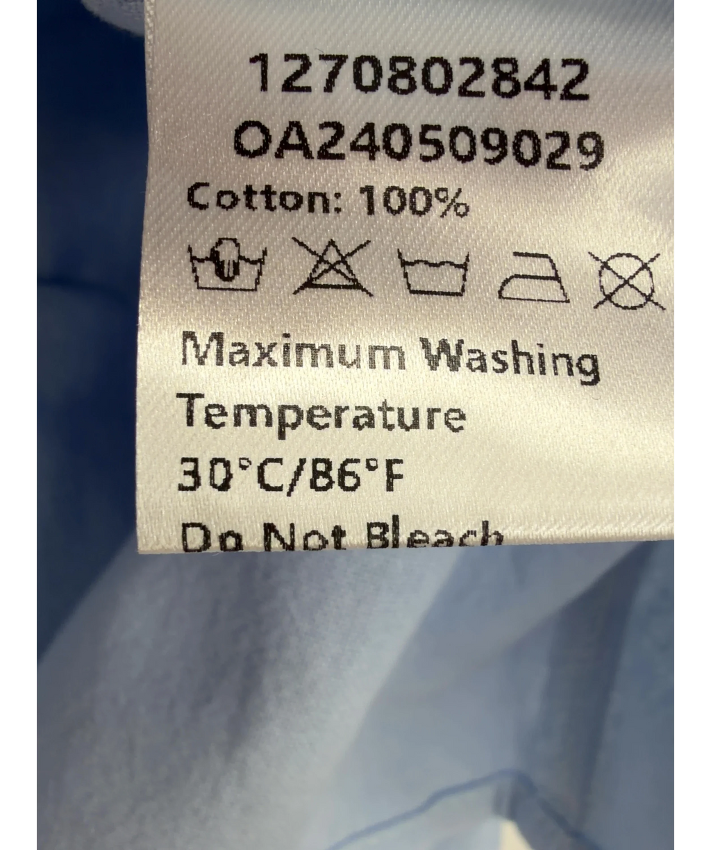 Commense Blue Colour, size UK XS — label
