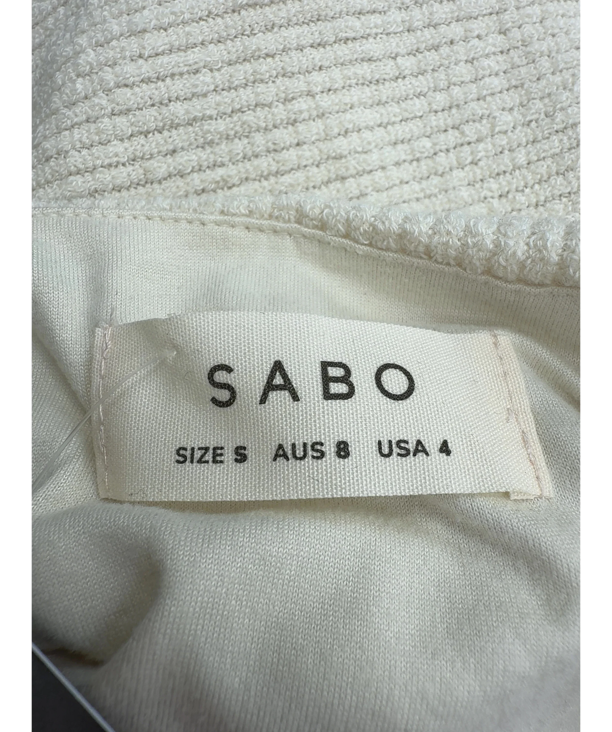 Sabo Cream Colour, size UK S — detail