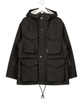 Theory Black Backed Tech Hooded Jacket, size UK XL — front