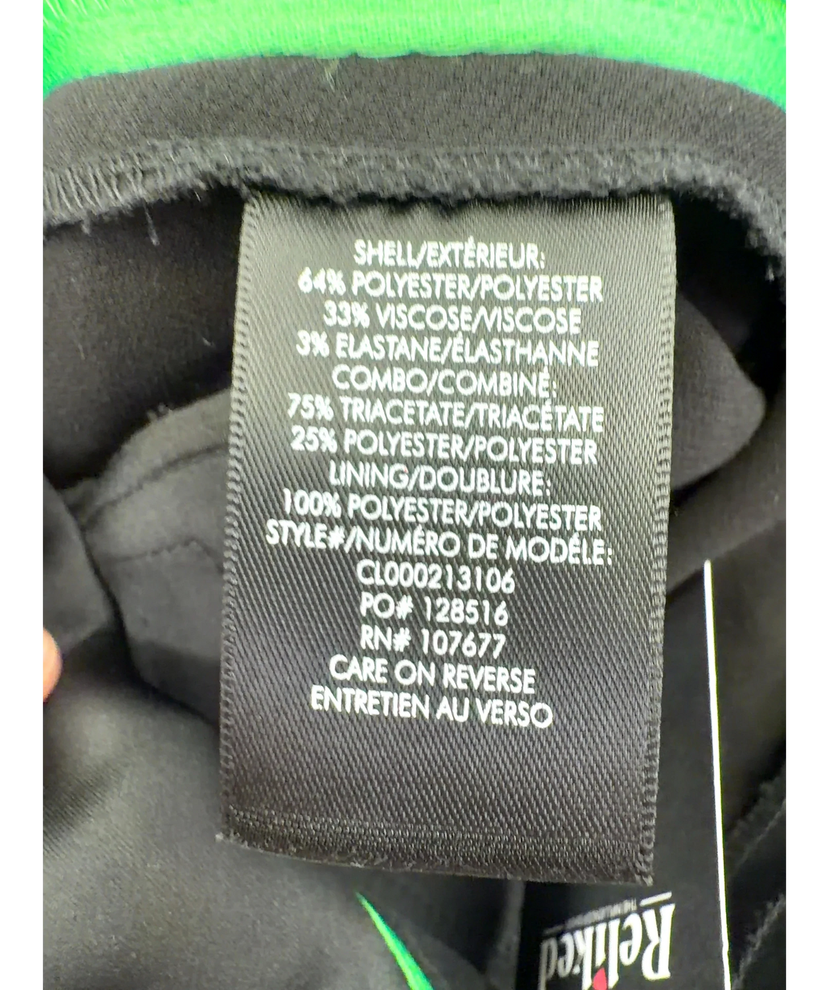 Alice + Olivia Black Colour, size UK 6 — label
