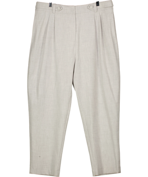 Mint Velvet Grey Pleated Trousers UK XL