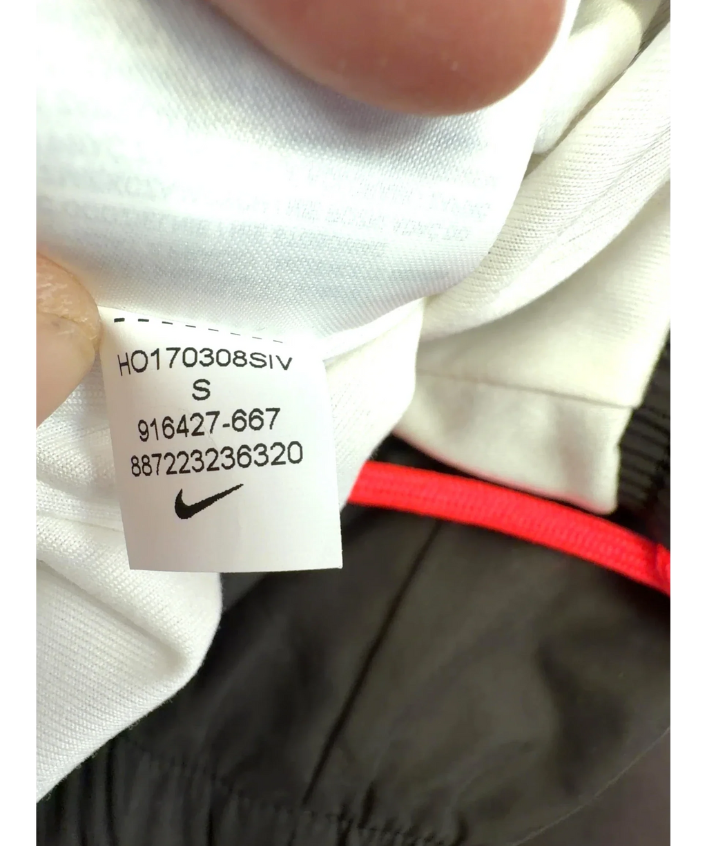 Nike Brown Woven track pants, size UK S — fabric detail