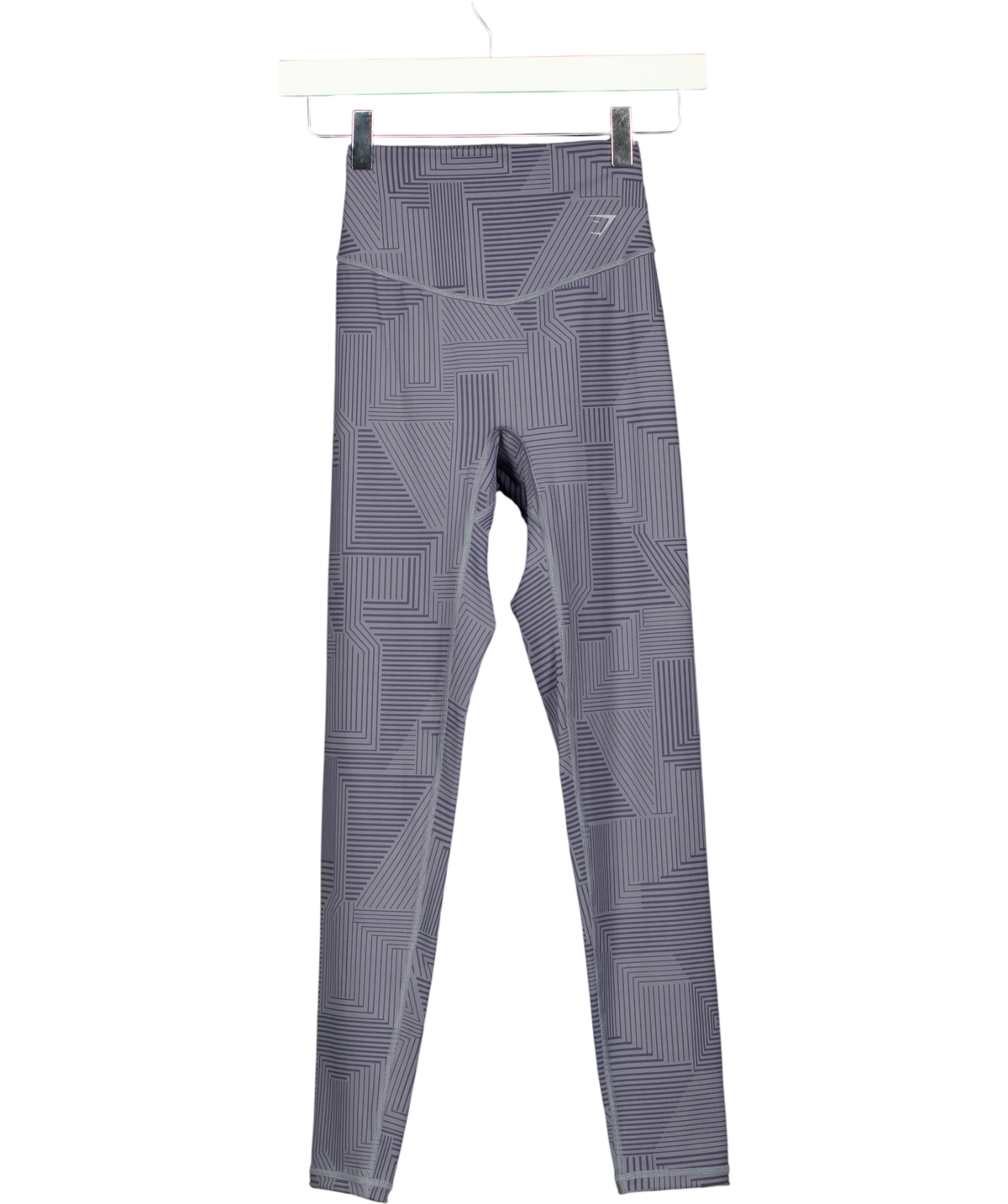 GYMSHARK Grey Elevate Leggings, size UK XS — front