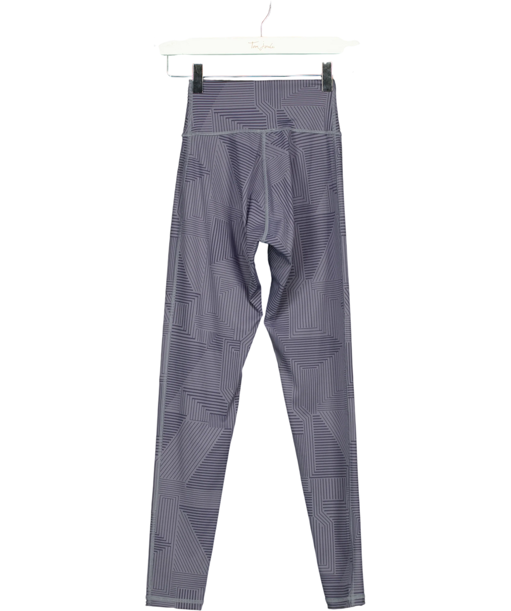 GYMSHARK Grey Elevate Leggings, size UK XS — back