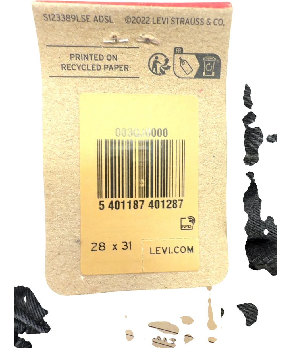 levis black 94 Baggy Wide Leg, size W28 — view 8