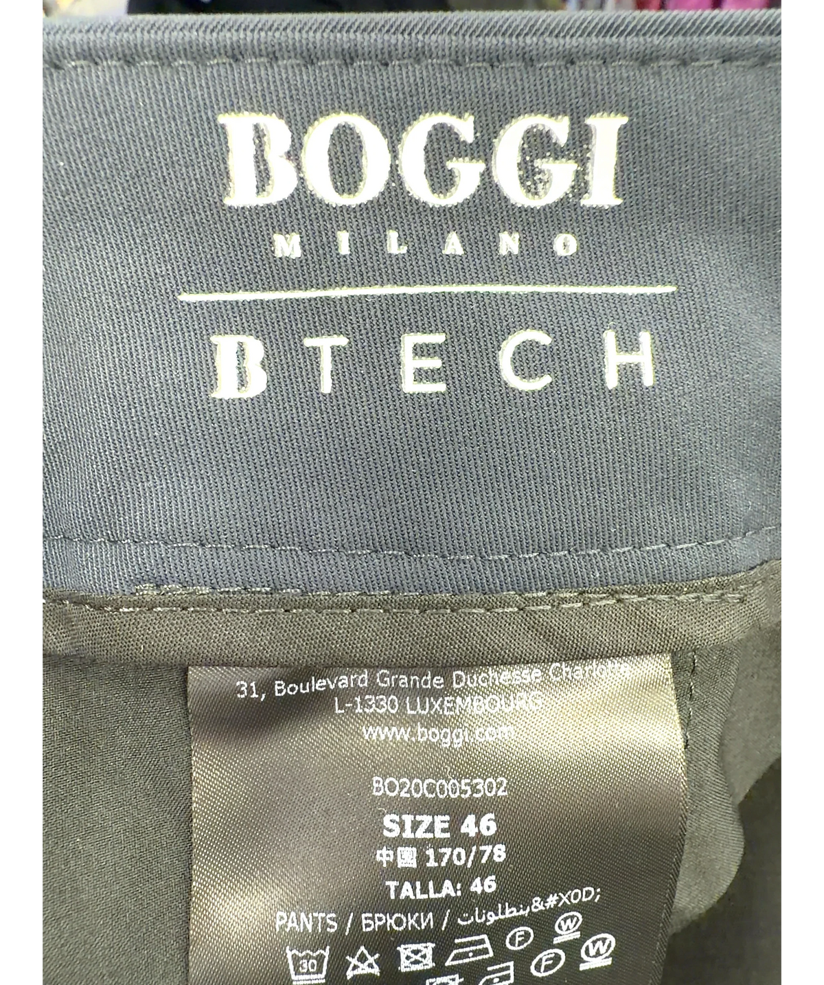 Boggi Blue Colour, size W31 — detail