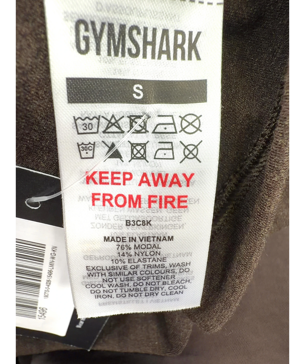 GYMSHARK Brown Colour, size UK S — detail