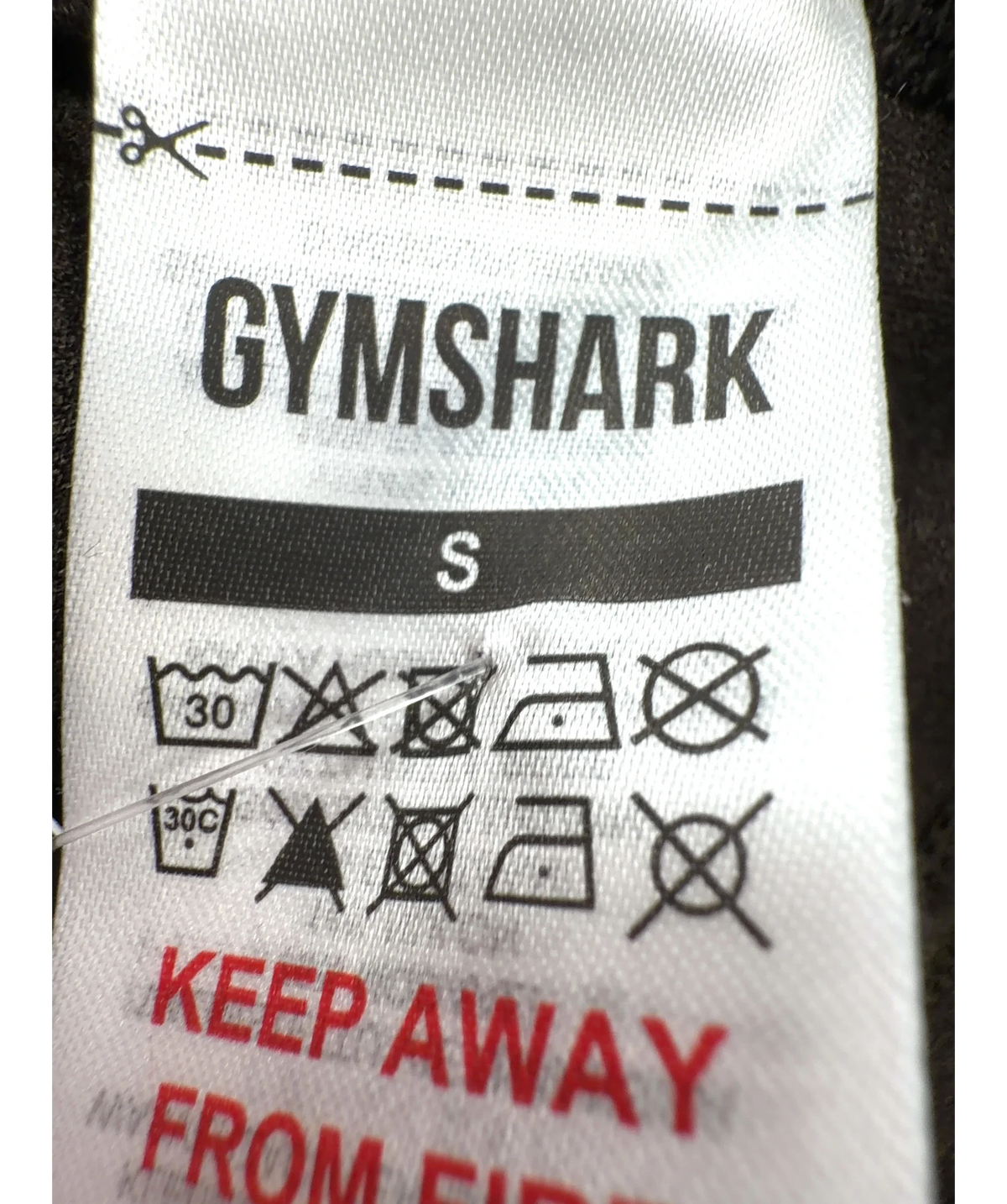 GYMSHARK Brown Colour, size UK S — care label