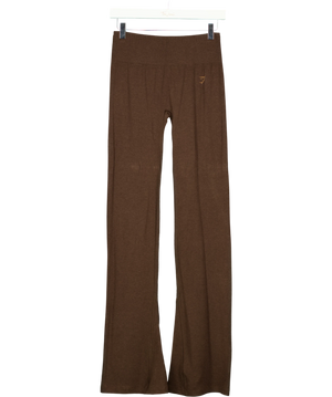 Gymshark Brown Ribbed Pants UK S