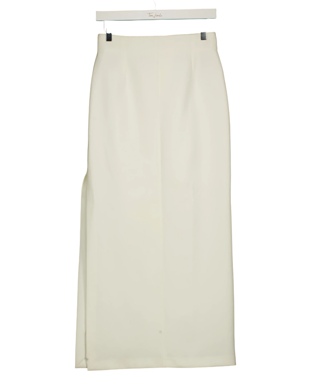 River Island Cream straight maxi skirt, size UK 8 — back