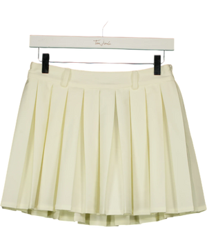 Meshki Mura Pleated Mini Skirt White UK S