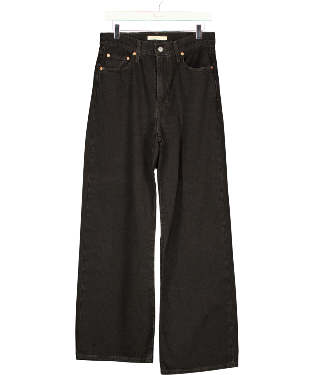 levis Black RIBCAGE WIDE LEG, size W28 — front