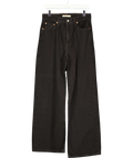 levis Black RIBCAGE WIDE LEG, size W28 — front