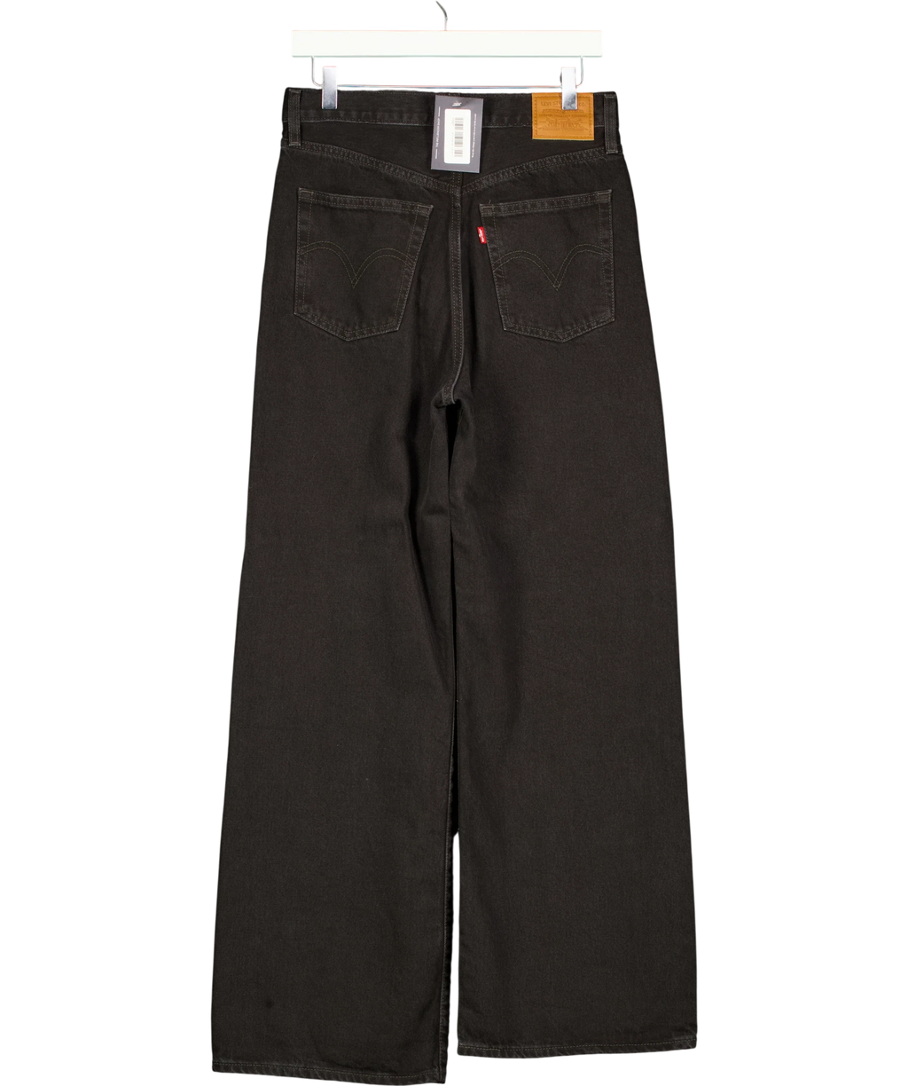 levis Black RIBCAGE WIDE LEG, size W28 — back