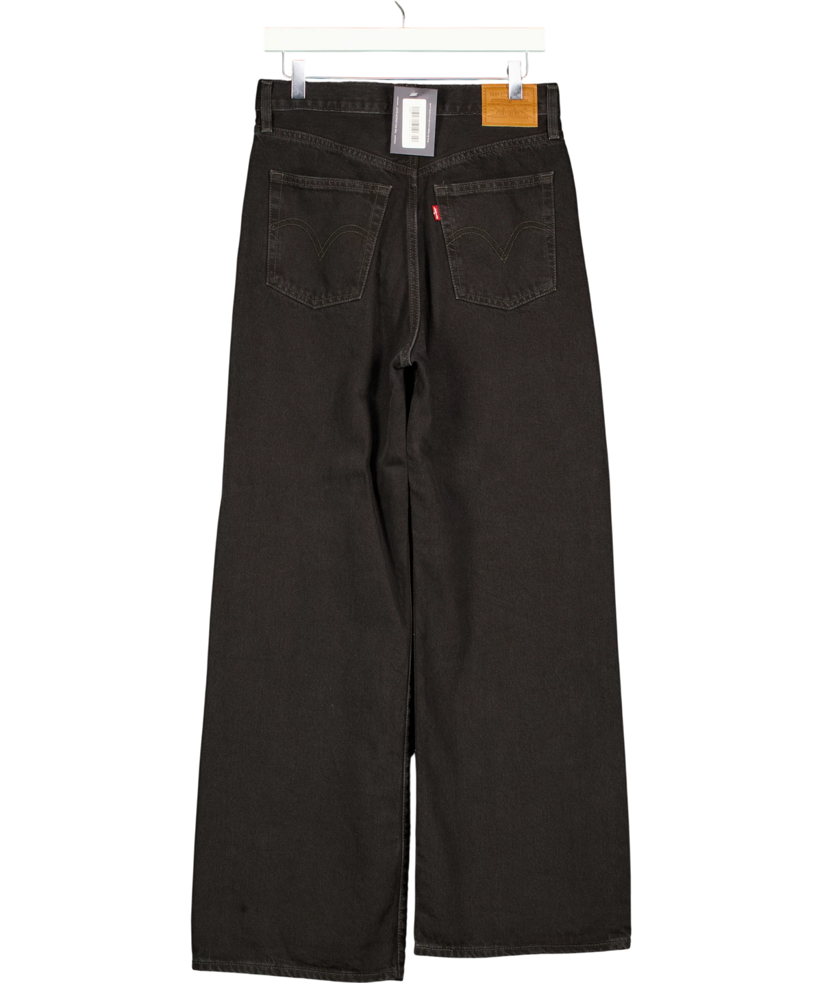 levis Black RIBCAGE WIDE LEG, size W28 — back