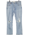 AGOLDE Blue Riley High Rise Straight Crop, size W31 — front