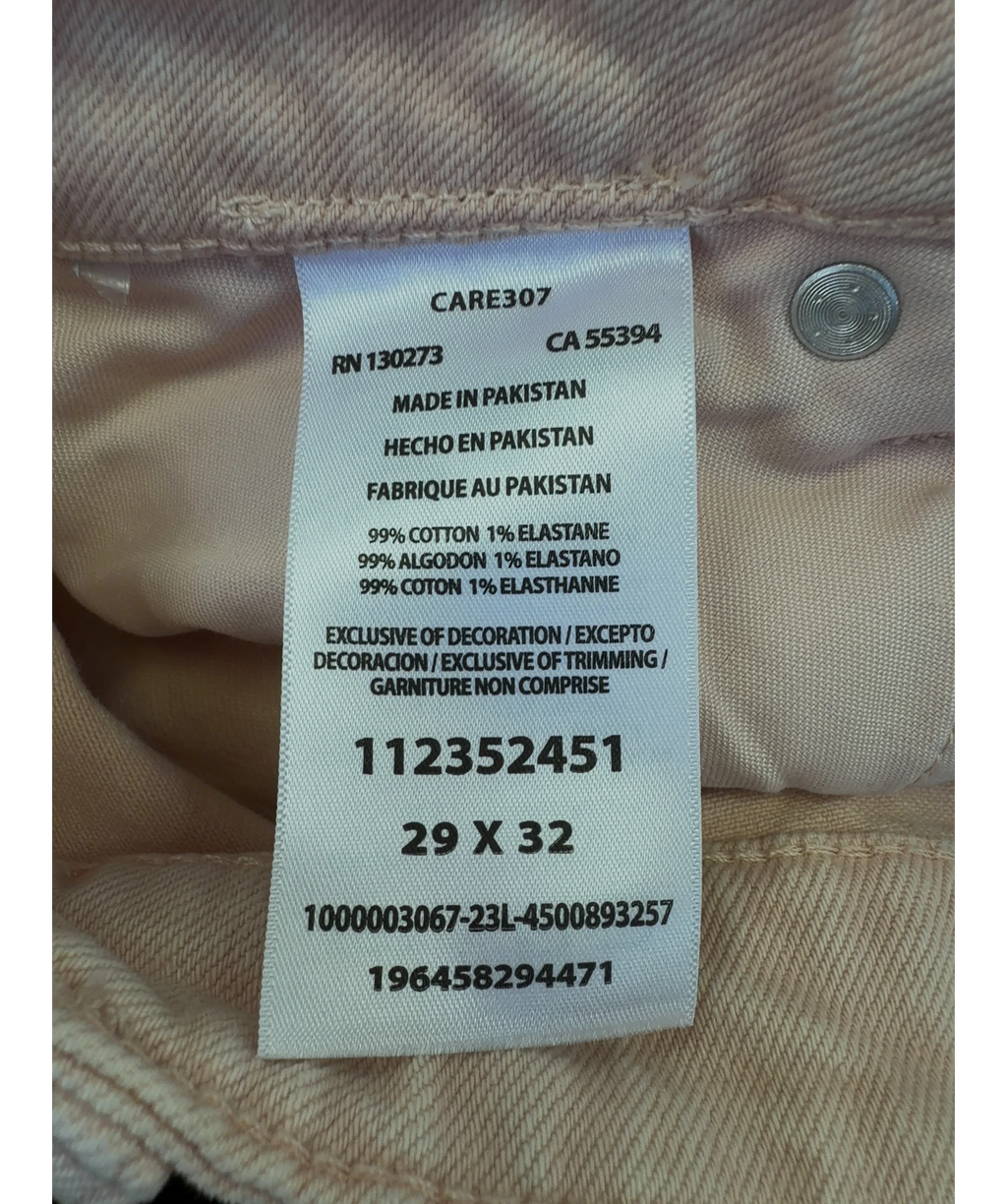 Wrangler Pink Westward 626 Mid Rise Bootcut Jeans, size W29 — label