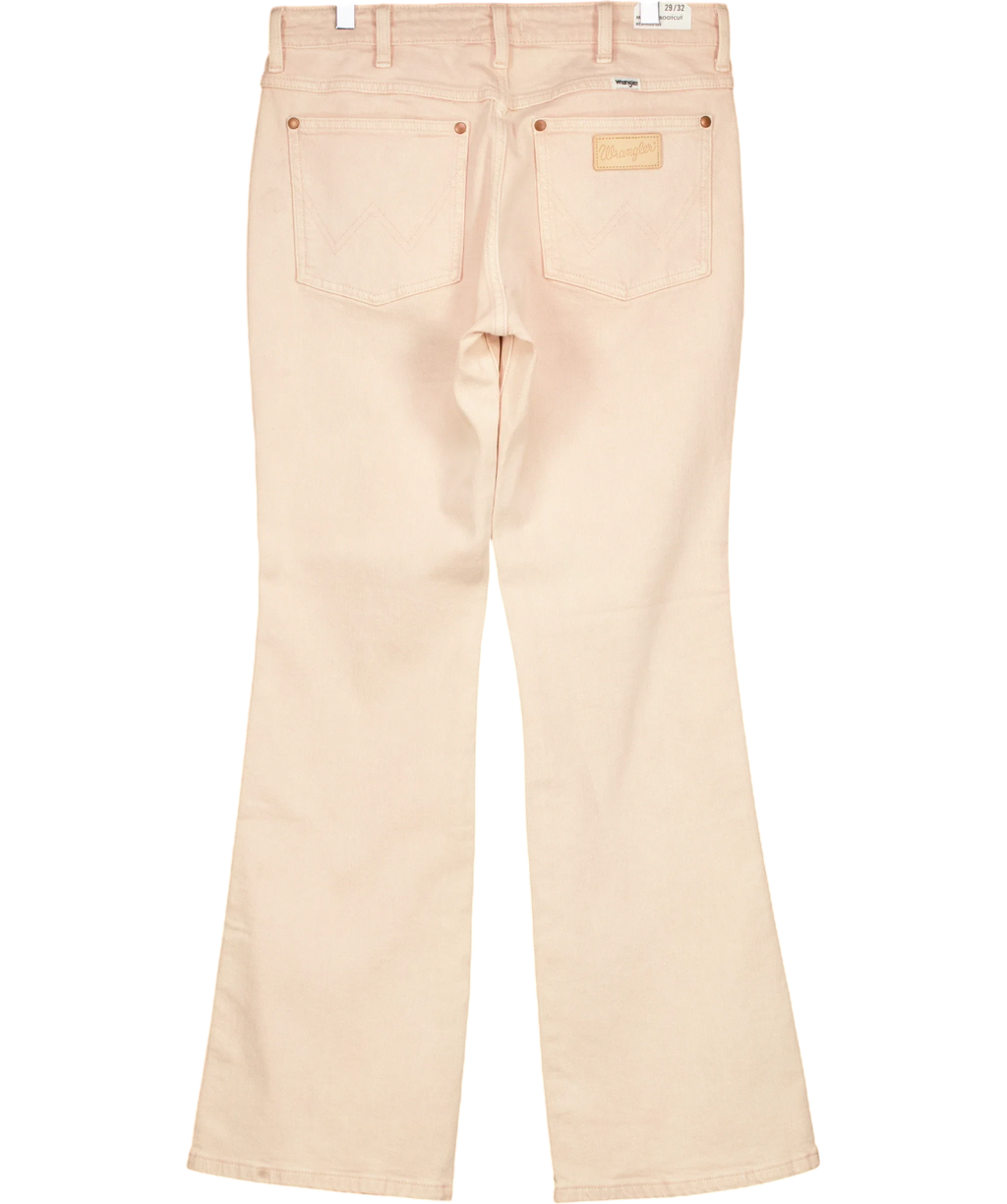 Wrangler Pink Westward 626 Mid Rise Bootcut Jeans, size W29 — back