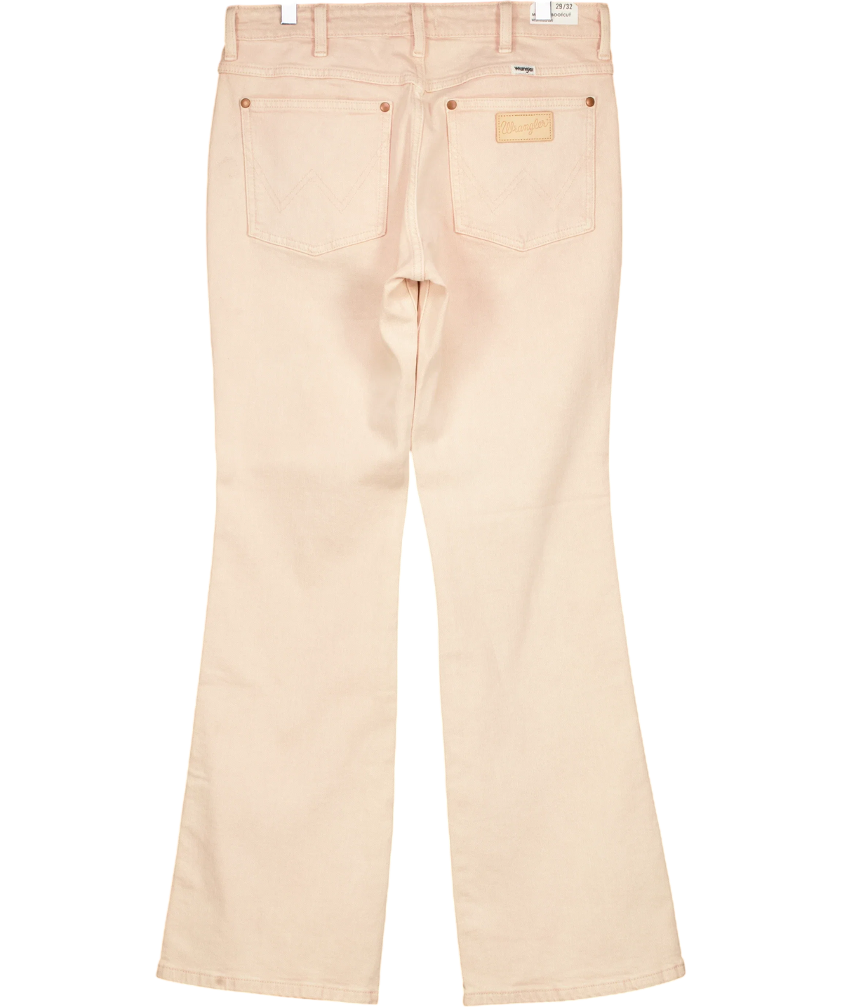 Wrangler Pink Westward 626 Mid Rise Bootcut Jeans, size W29 — back