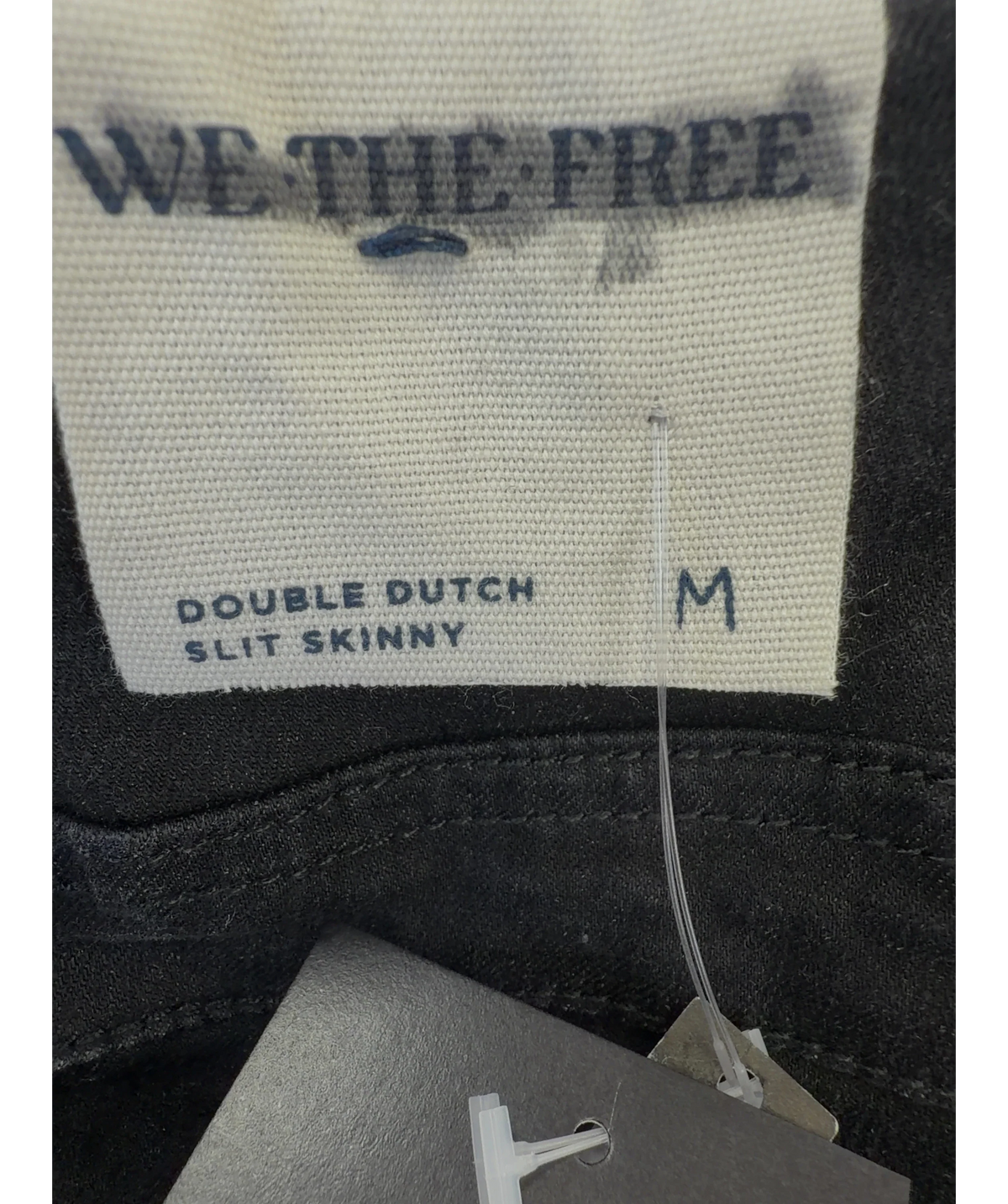 We The Free Black Double Dutch Slil Skinny, size UK M — detail