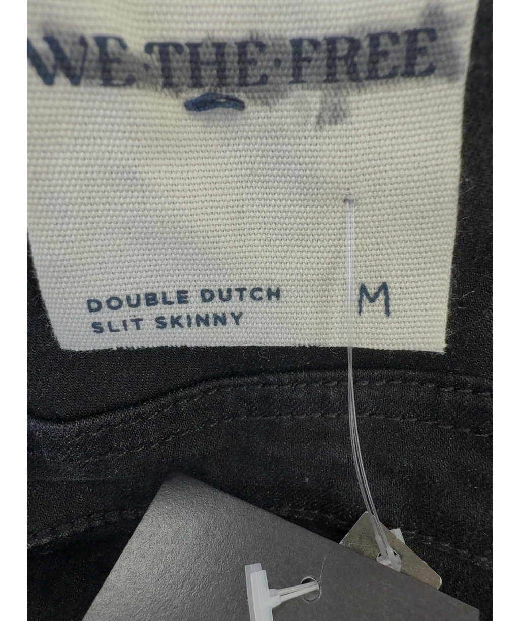 We The Free Black Double Dutch Slil Skinny, size UK M — care label