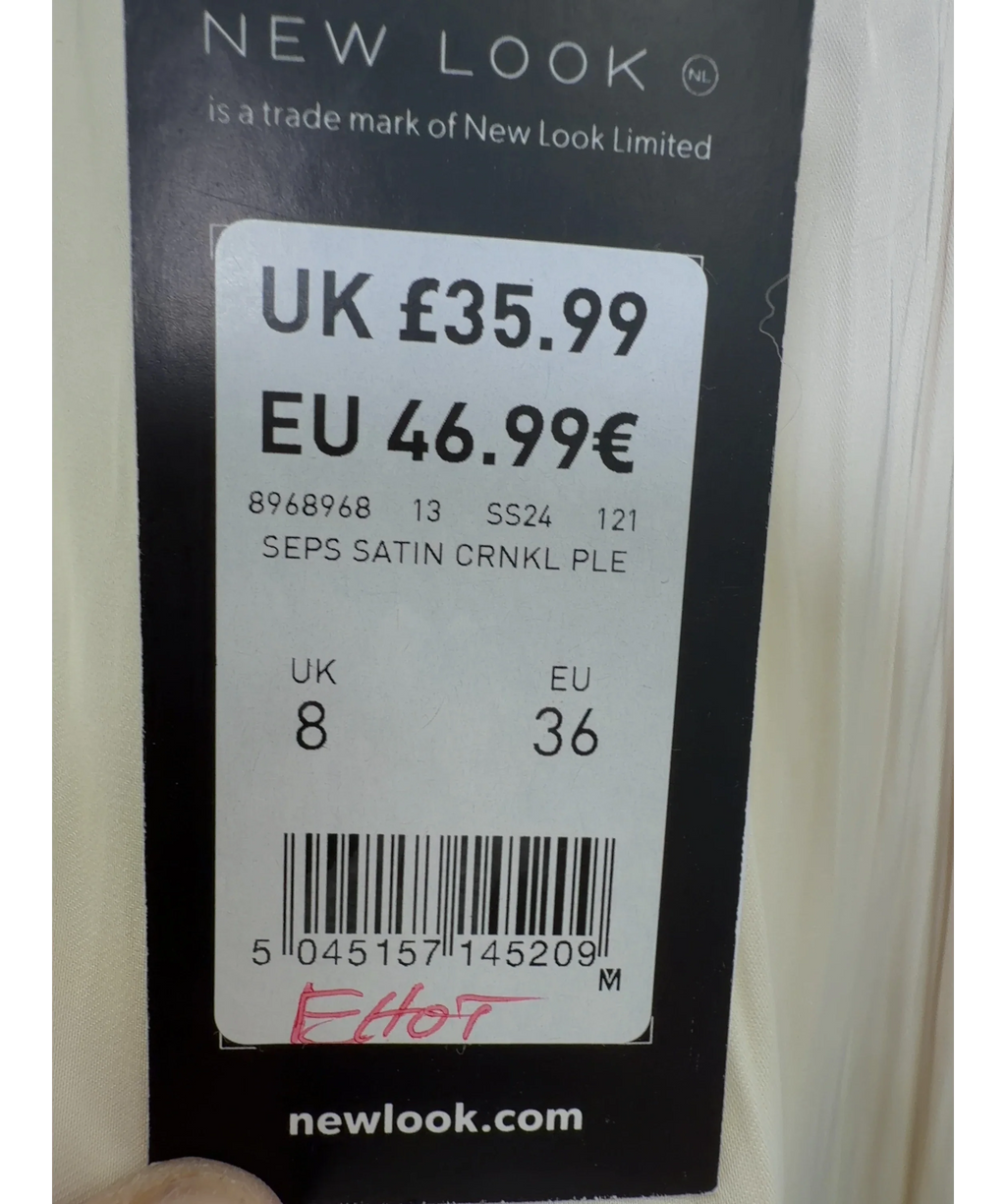 New Look Cream Colour, size UK 8 — label