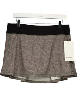 Lululemon Grey Pace Rival Skirt *Tall, size UK 10 — front