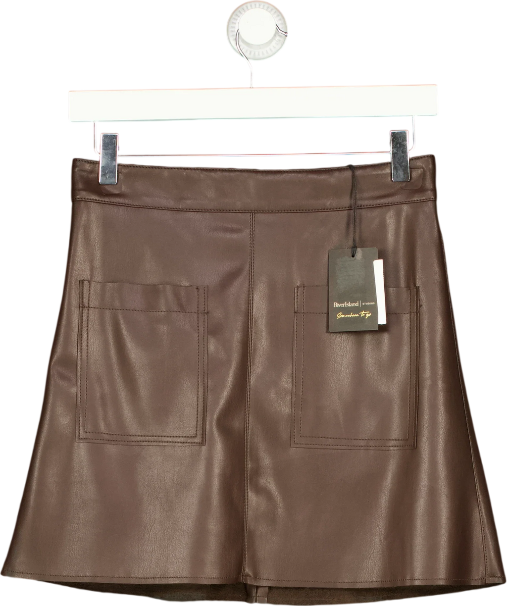 River Island Brown Colour, size UK 6 — front