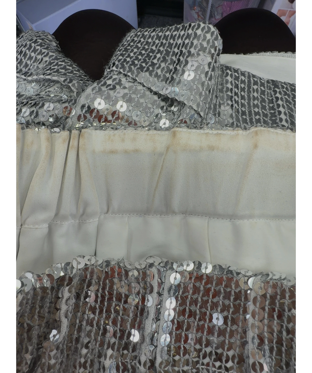 Alice + Olivia silver Colour, size UK S/M — care label