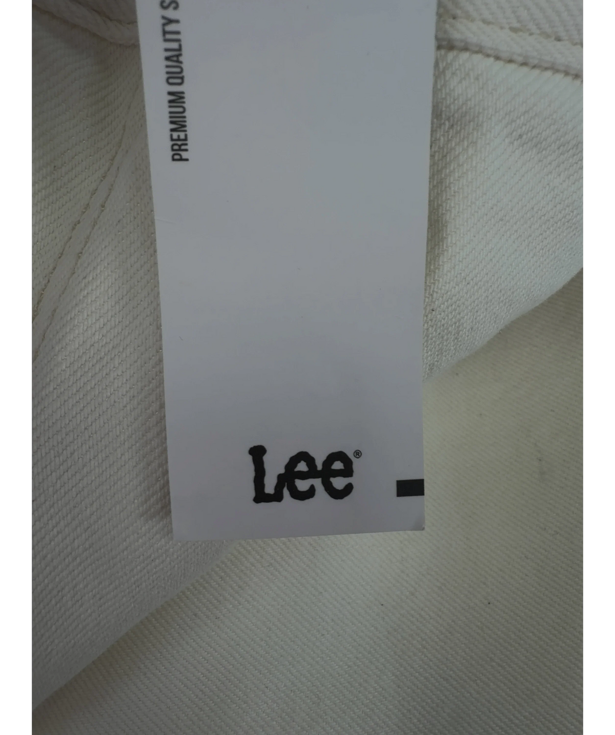 Lee cream Mid Rise Rider Slim Straight, size W26 — detail