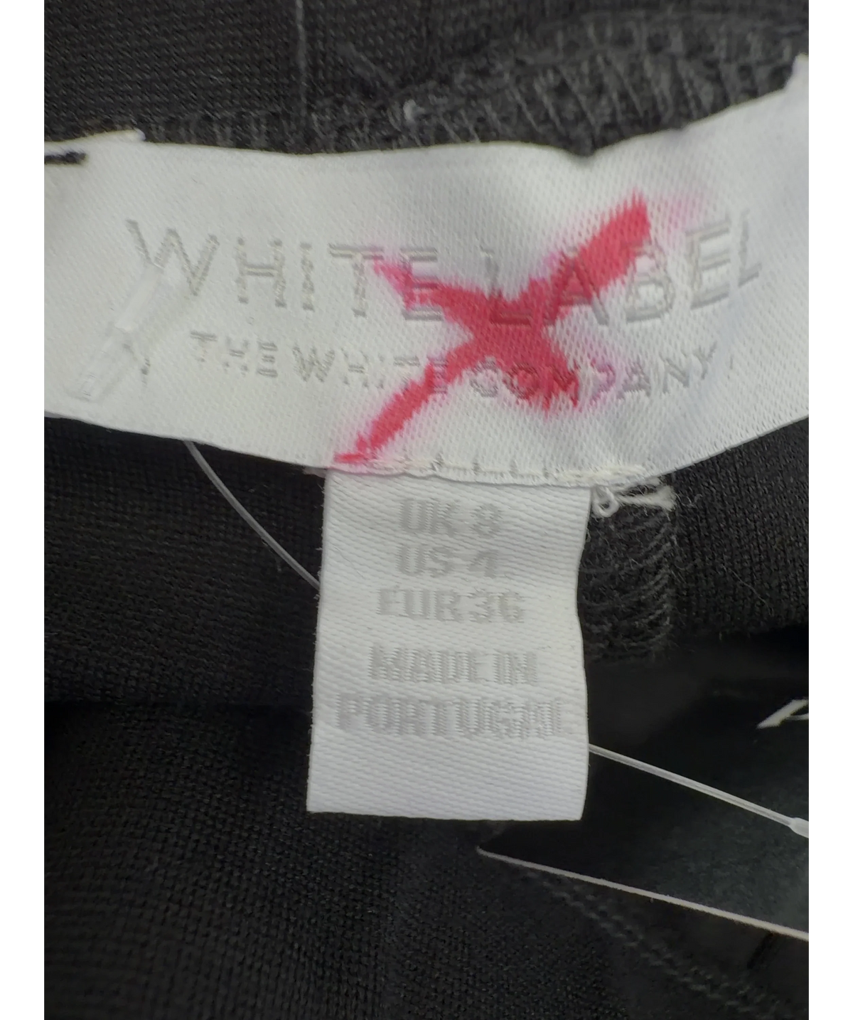 The White Company Black Colour, size UK 8 — care label