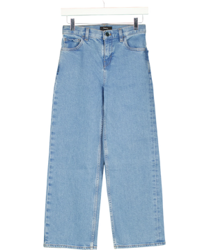 Theory High Waisted Wide Crop Jeans Blue  W24