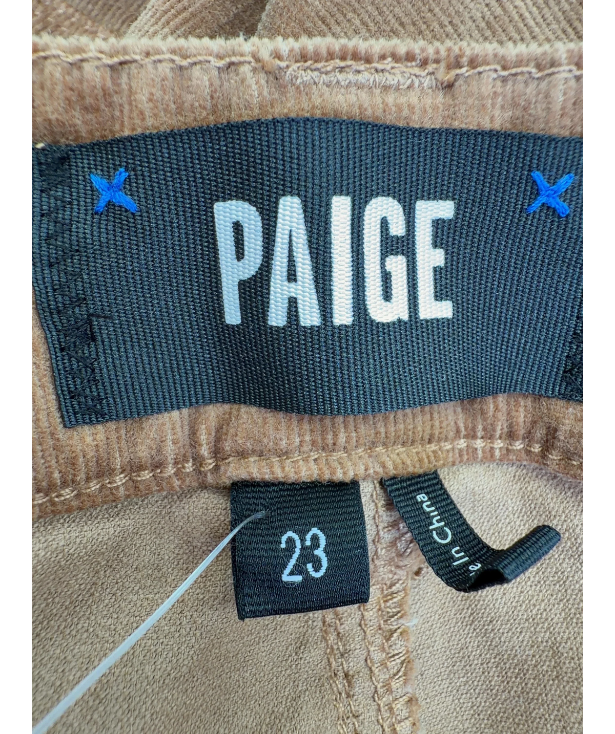 PAIGE tan Colour, size W23 — detail