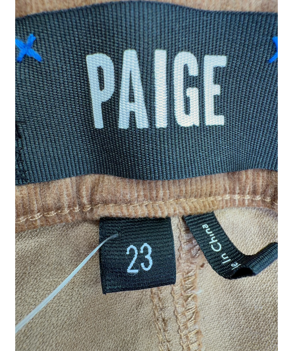 PAIGE tan Colour, size W23 — care label