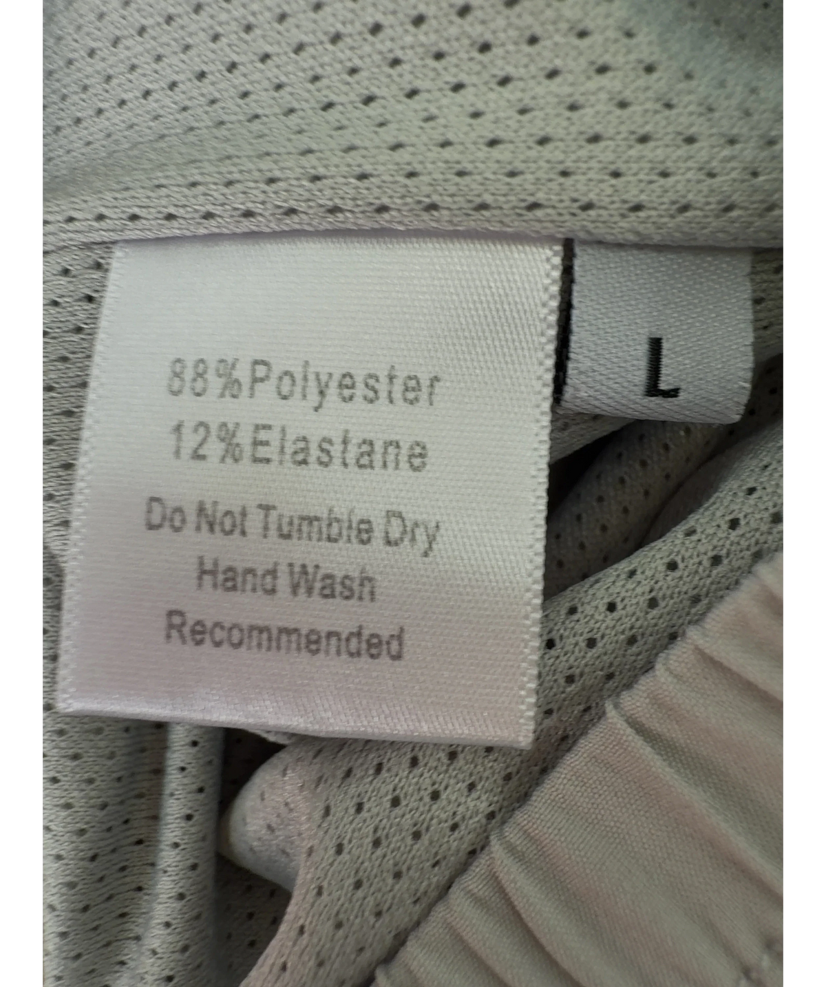 ARNE Grey Colour, size UK L — care label