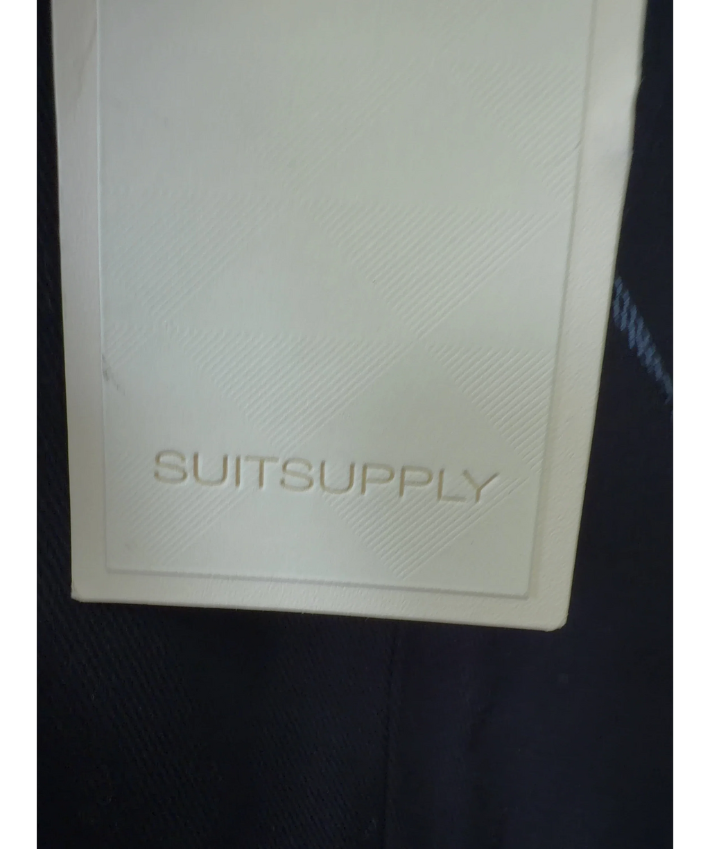 SuitSupply navy Navy Vigo Trousers, size UK 42" CHEST — detail