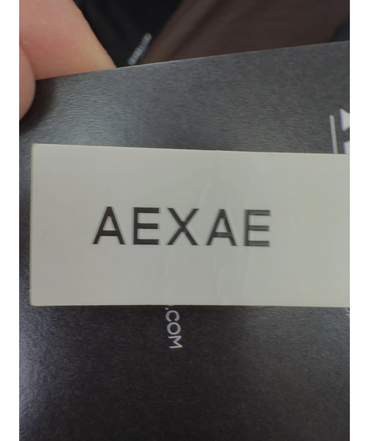 aexae Black Colour, size UK S — detail