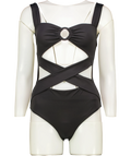 EVARAE Black Colour, size UK 10 — front