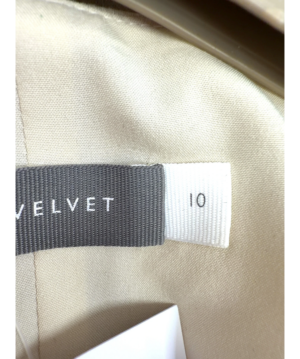 Mint Velvet Cream Colour, size UK 10 — care label